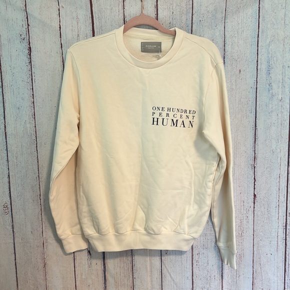 NWT Everlane 100 Percent Human Sweatshirt - Picture 2 of 7